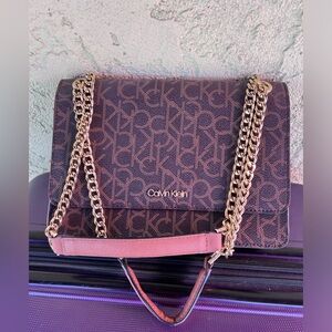 Calvin Klein Monogram Shoulder Bag!